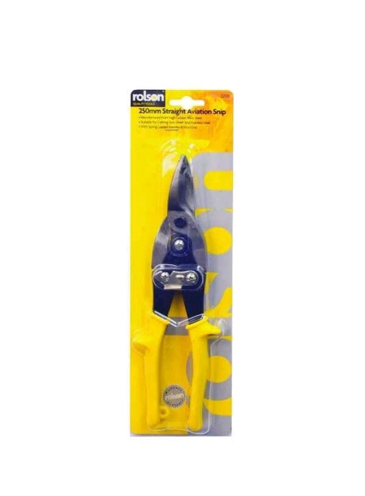 CISAILLES D'AVIATION COUPE DROITE ROLSON 250MM