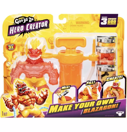 Heroes of Goo Jit Zu Hero Creator BLAZAGON With 3 Unique Goo Fillings