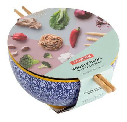 Typhoon World Foods Noodle Bowl With Chopsticks