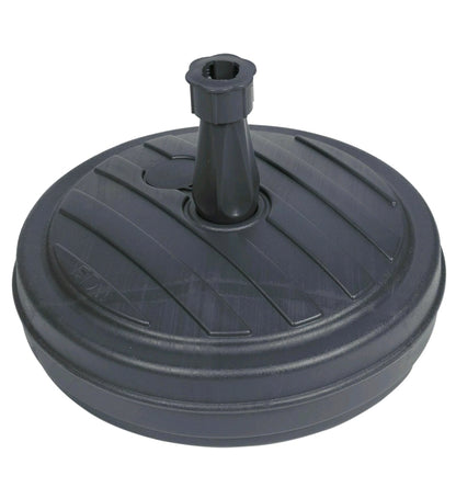 Parasol Base - Plastic - For Standard Parasol - Fillable with Water or Sand - Ø 45 cm - Round
