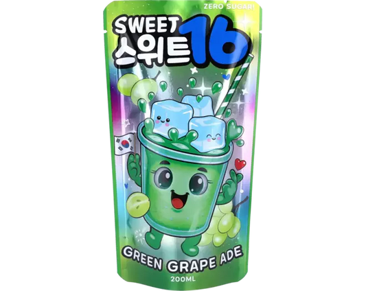Sweet16 - Green Grape Ade Zero Sugar 200ml