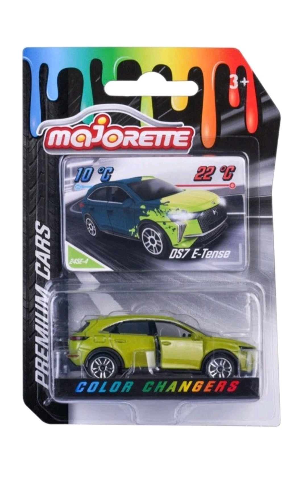 MAJORETTE COLOR CHANGERS CITROEN DS7 E-TENSE 245E-4 1:64 DIE CAST METAL MODEL