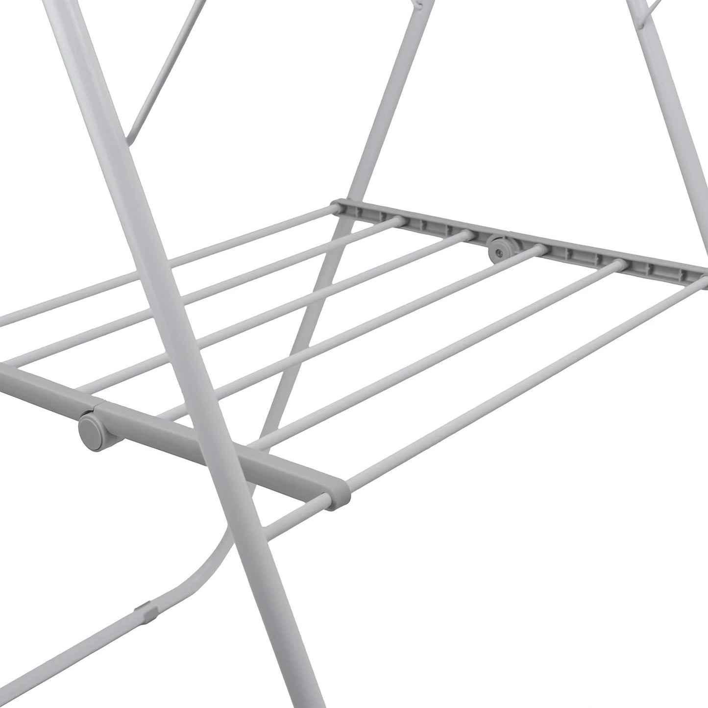 JVL Strong Winged Clothes Drying Airer - 12M, White