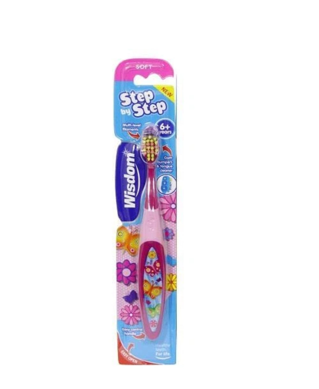 Wisdom Step By Step 6+ Years Toothbrush (Design and Color May Vary)