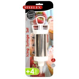 Steelex Icing Set With 4 Nozzles