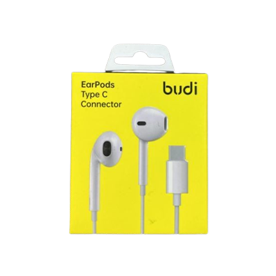 Budi Type-C Wired  EarPods/Headphones/Earbuds