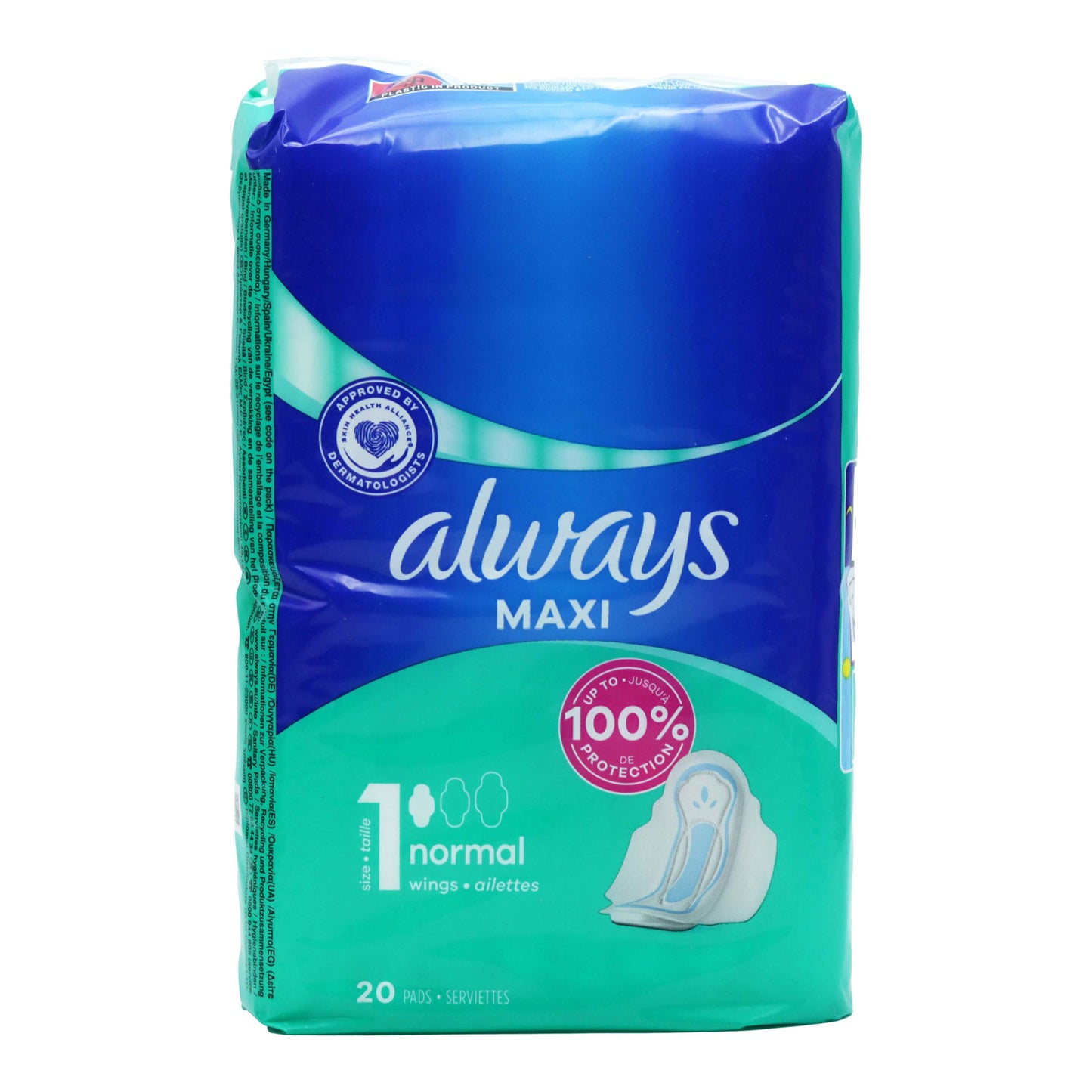 Always Maxi Normal Sanitary Pads 20s
