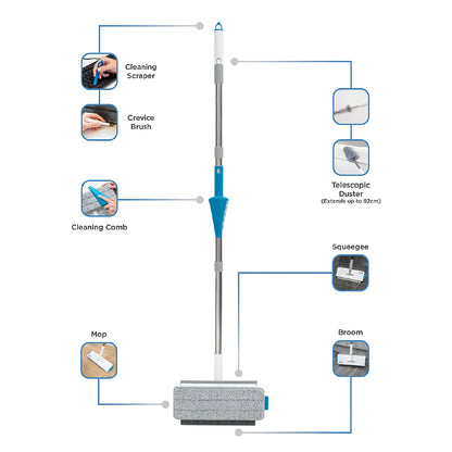 BLACK+DECKER 7-in-1 Multifunctional Cleaning Mop & Brush