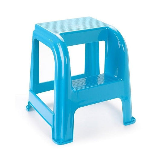 TABOURET DE MARCHE ALBERO 2 MARCHES GRAND BLEU