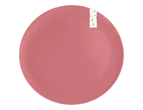 Assiette en plastique Été - Diamètre 25cm - Paquet de 2