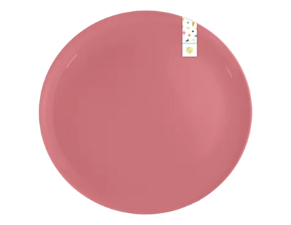 Assiette en plastique Été - Diamètre 25cm - Paquet de 2
