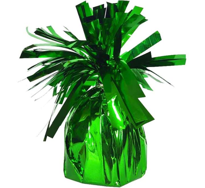 GREEN FOIL BALLOON WEIGHT