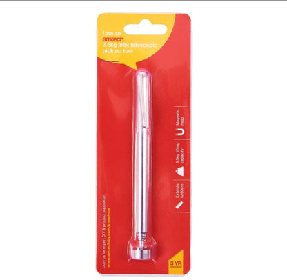 Outil de ramassage magnétique télescopique Amtech – Capacité de levage de 3,5 kg (8 lb)