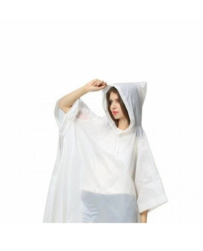Poncho de Pluie Réutilisable - Polyéthylène léger (PE)