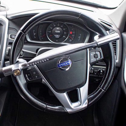 AMTECH STEERING WHEEL LOCK & GLASS HAMMER