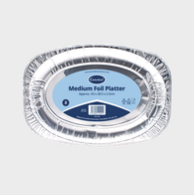 Essential 2pk  Medium Platter  [43 x 28.5 x 2.5cm]