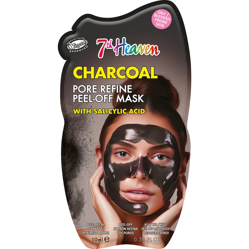 7th Heaven CHarcoal Pore Fine Peel Off Mask GEN085