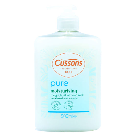 CUSSONS ANTIBAC HAND WASH PURE MAGNOLIA & ALMOND 500ml
