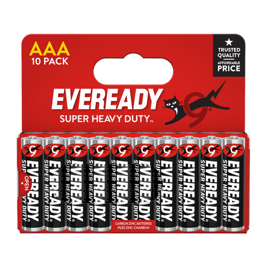 Eveready AAA Super Heavy Duty - Lot de 10