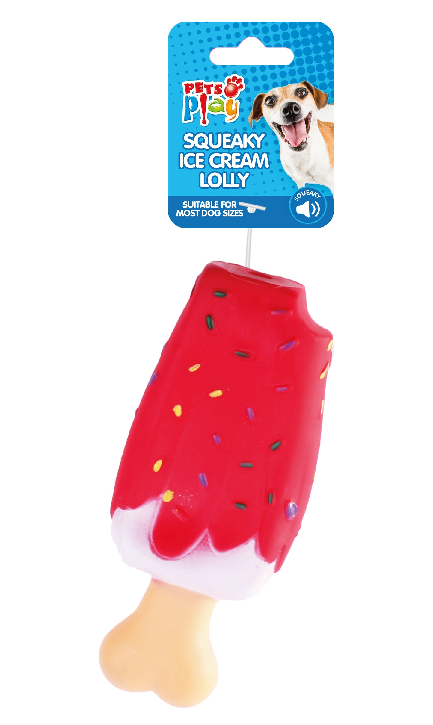 Pets Play Squeaky Ice Cream Lollies