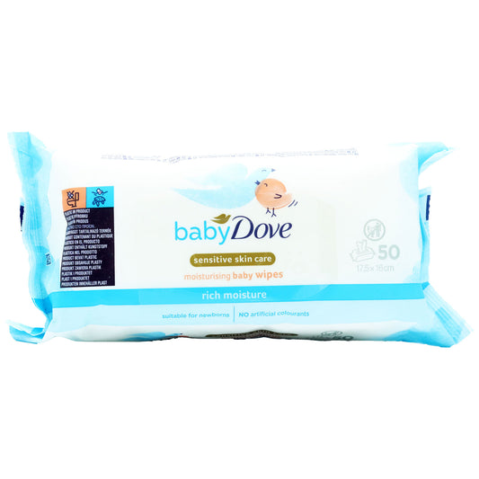 BABY DOVE WIPES RICH MOISTURE  50s