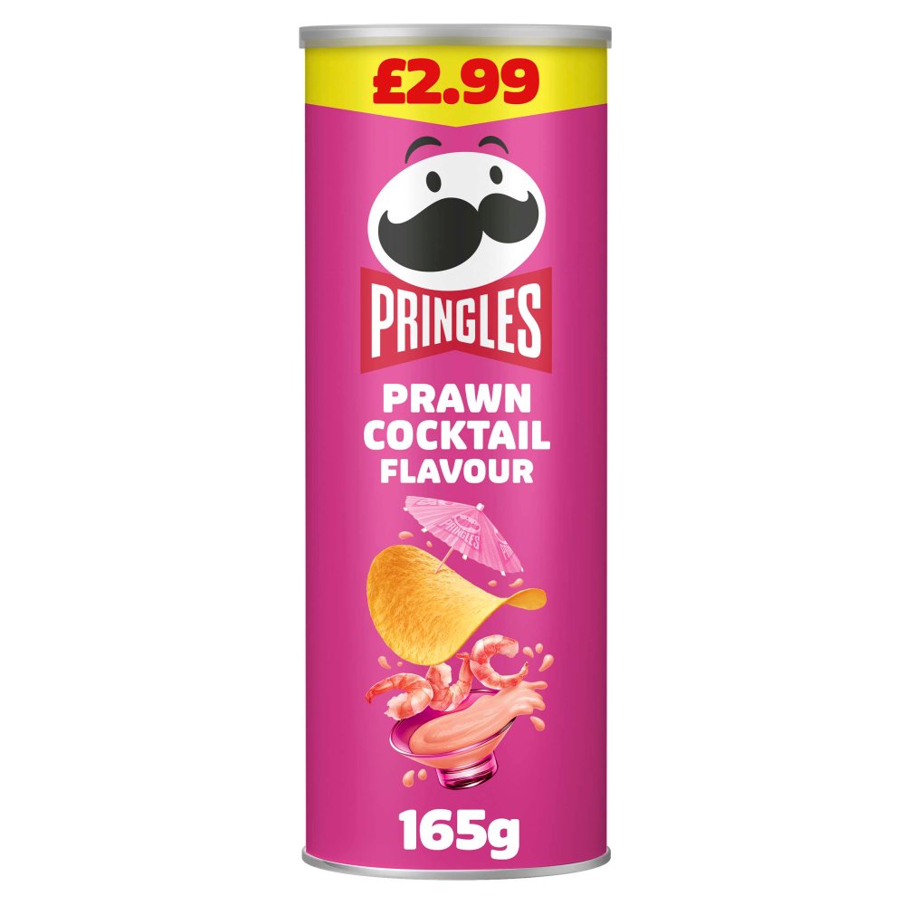 Pringles Prawn Cocktail Sharing Crisps 165g PMP £2.99