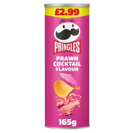 Pringles Prawn Cocktail Sharing Crisps 165g PMP £2.99