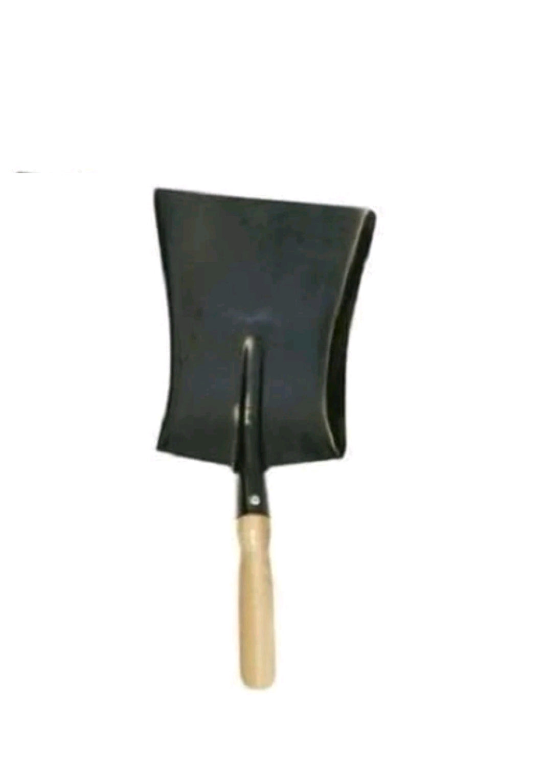 Nestware Pelle à poussière en métal avec poignée en bois noire et marron 250 mm