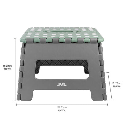 JVL Practical Small Step Stool, Grey