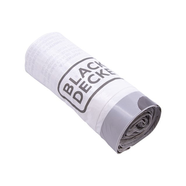 Black & Decker Drawstring Bin Liners Bags  50Ltr 20Pk