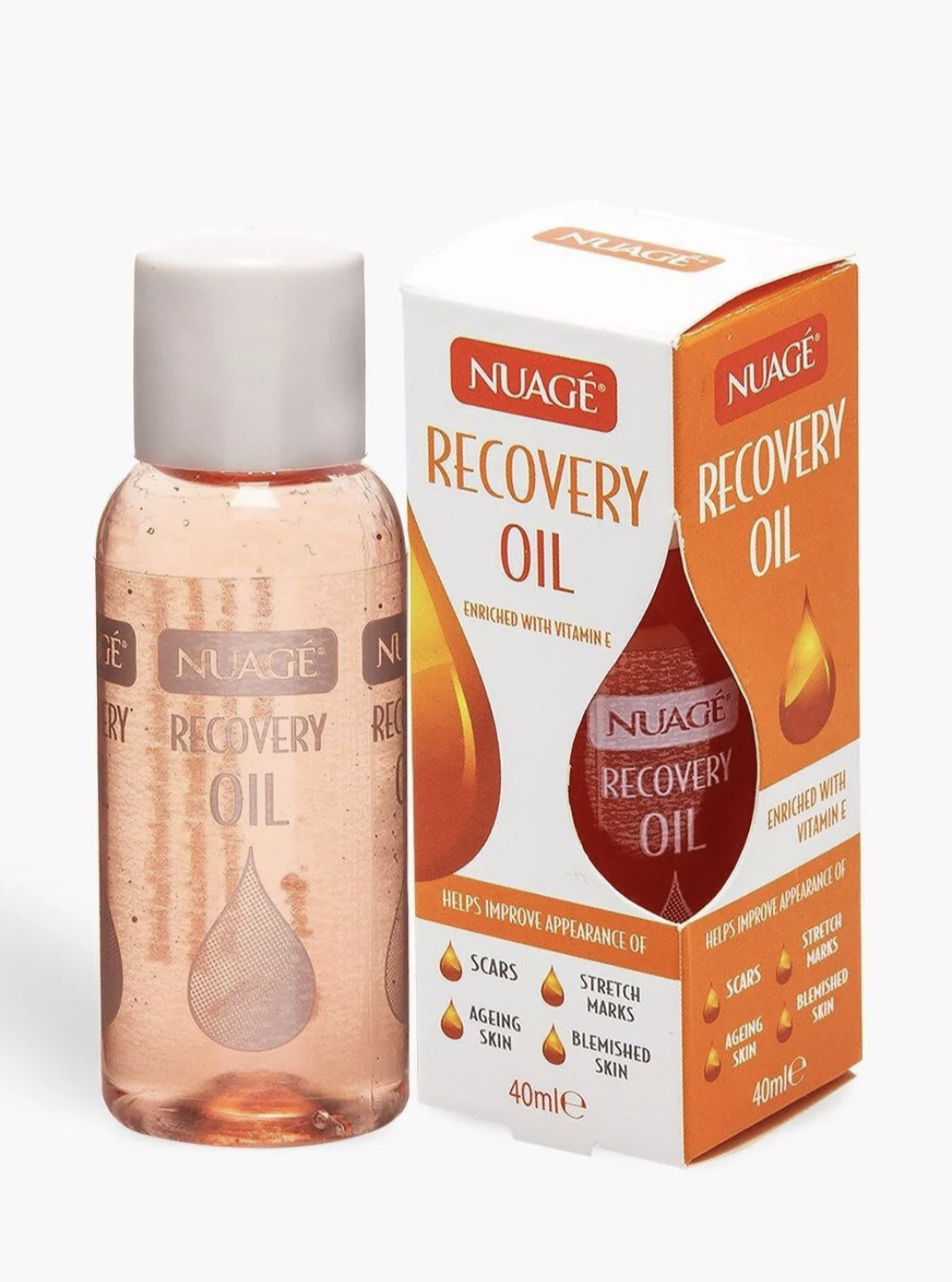 Huile réparatrice Nuage à la vitamine E Vergetures Cicatrices Imperfections Anti-âge 100 ml