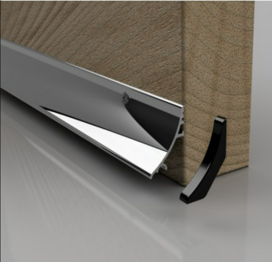 Déflecteur de pluie Warmseal en aluminium effet argent -