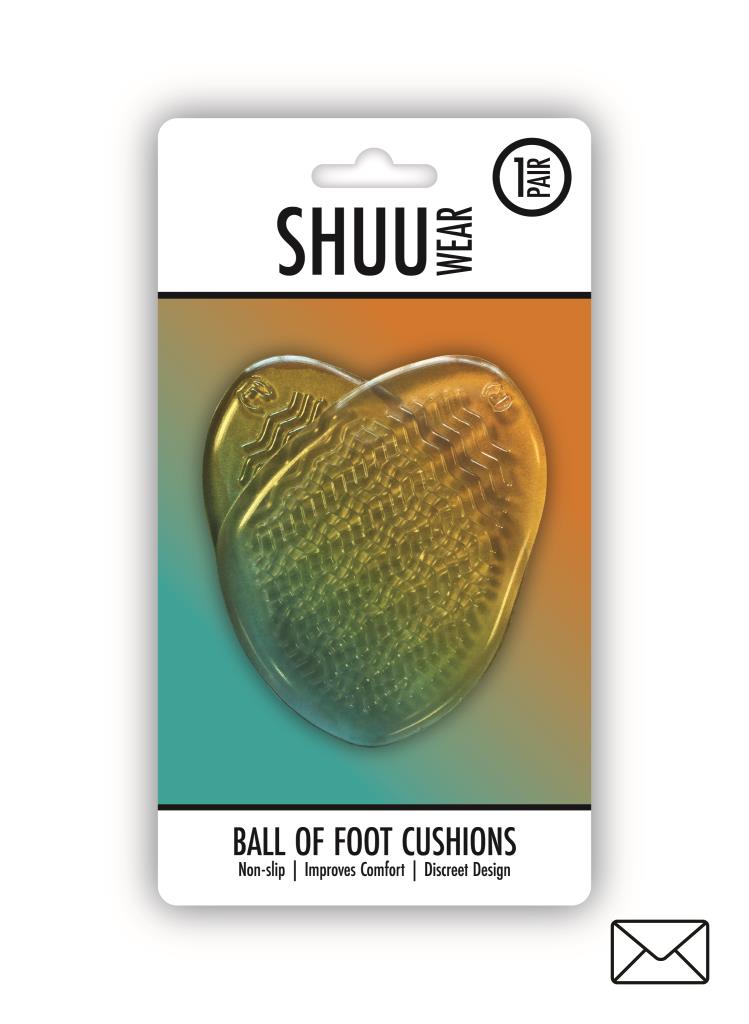 Shuu Ball of Foot Gel Cushions, Clear - 1 Pair