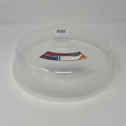 CLOCHE ALIMENTAIRE MICRO-ONDES 27x27x7cm Transparente