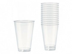 TUMBLER ESSENTIEL EN PLASTIQUE TRANSPARENT 10OZ 20Pcs