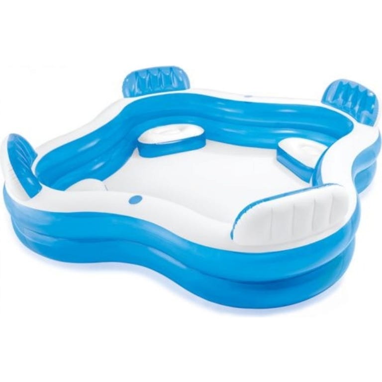 Intex Inflatable Swim Center Family 4 Seat Lounge Pool