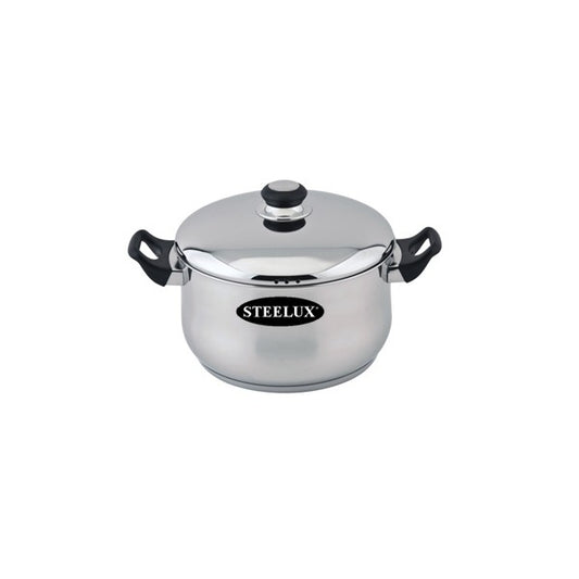 Casserole et couvercle Steelex 20 cm