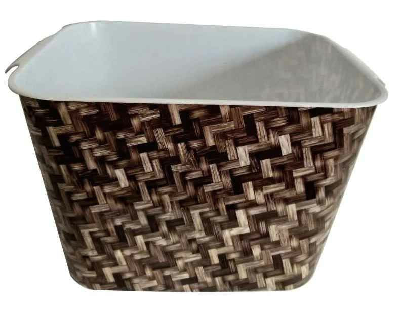 Plastic Storage Container Wood Effect Design