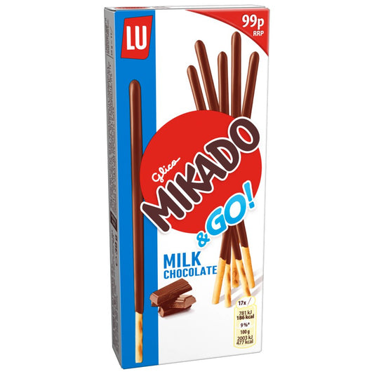 LU Mikado Milk Chocolate Biscuits 39g 99p PMP