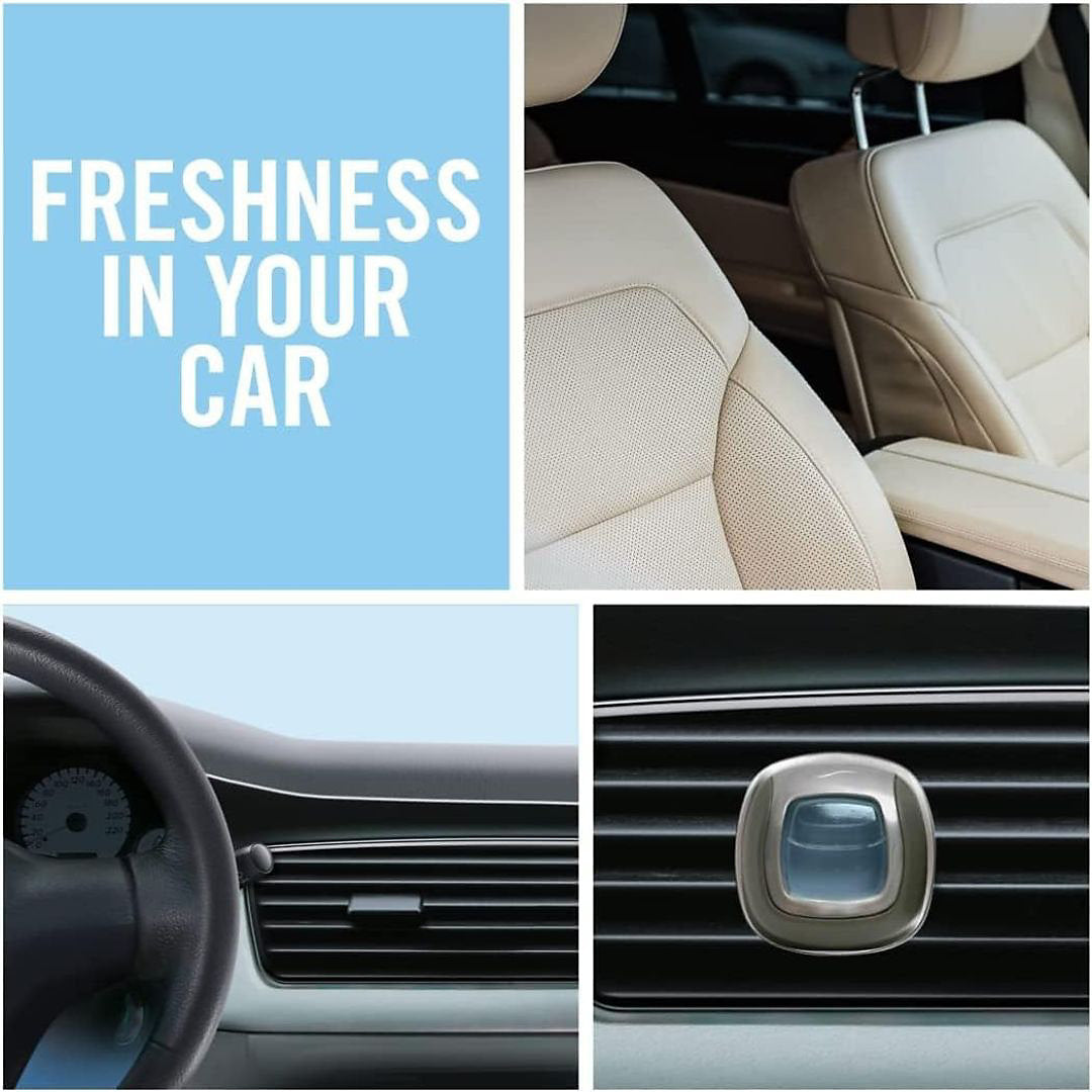 Febreze Car Air Freshener Clip on Vent Vehicle Caravan Car Fragrance 2ml