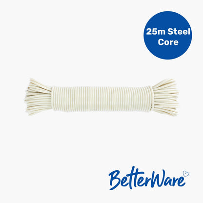B/Ware 25m Steel Core Clothesline Assorted