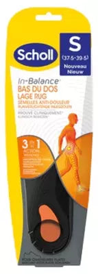 Scholl Soles In-Balance Anti-Pain Lower Back 1 Pair - Size: Size S