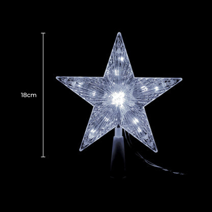 The Christmas Workshop Bright White LED Star Tree Topper