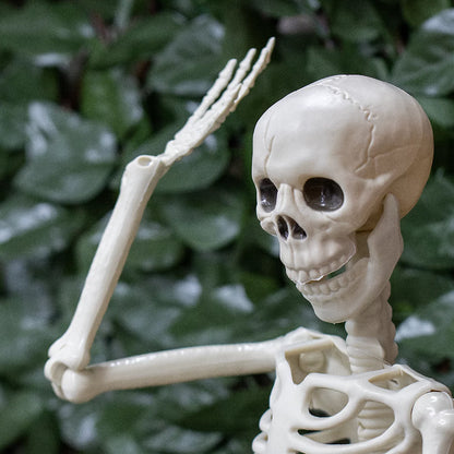 Global Gizmos 90cm Posable Halloween Skeleton