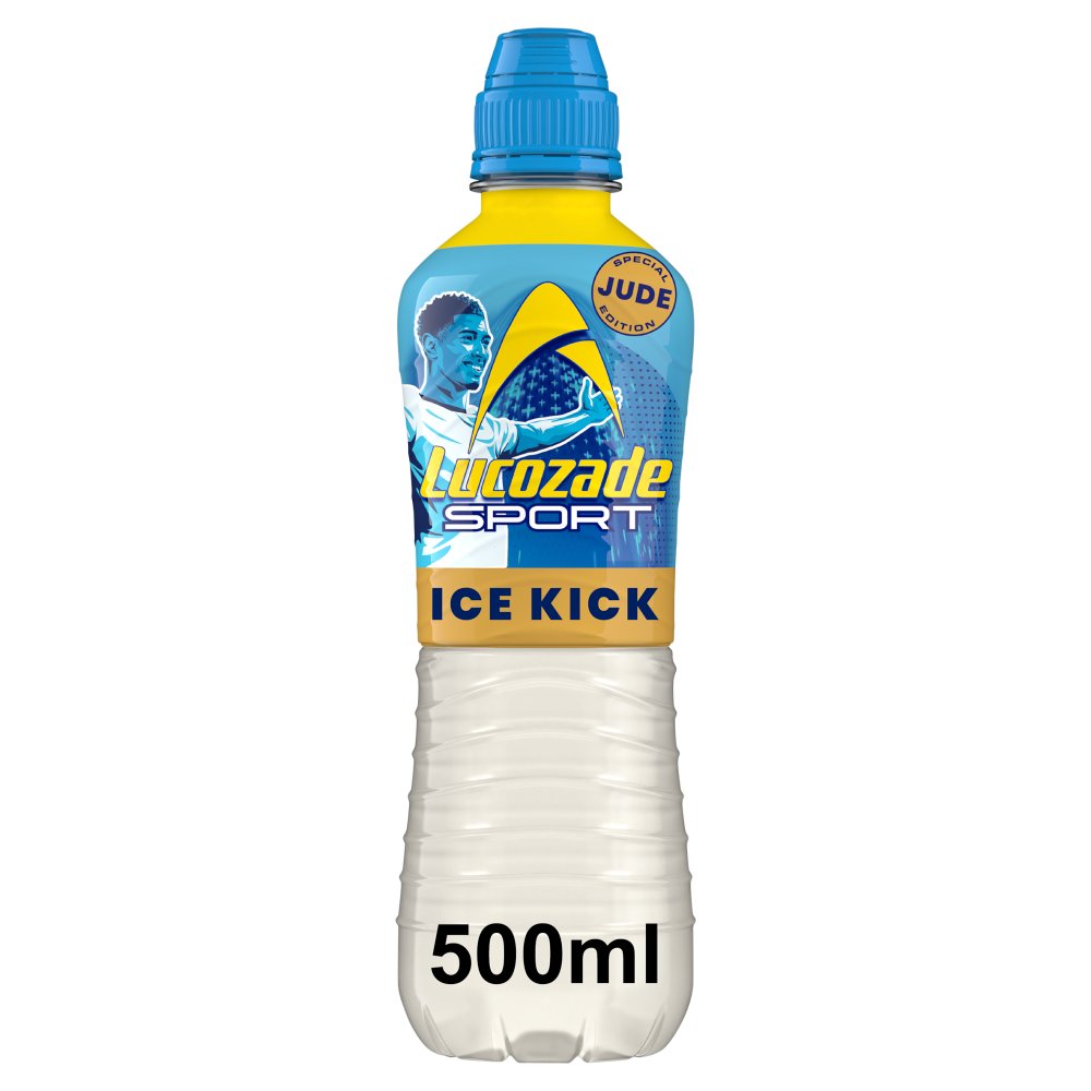 Lucozade Sport Drink Ice Kick Jude Bellingham Edition 500ml PMP £1 .5