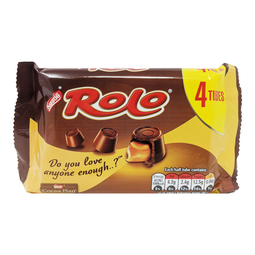 Rolo Tube Chocolat au Lait & Caramel Pack de 4 x 166,4g