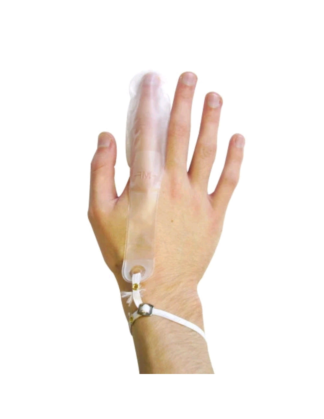 Safe &  Sound Plastic Finger Stall Reusable Large 2 Pack