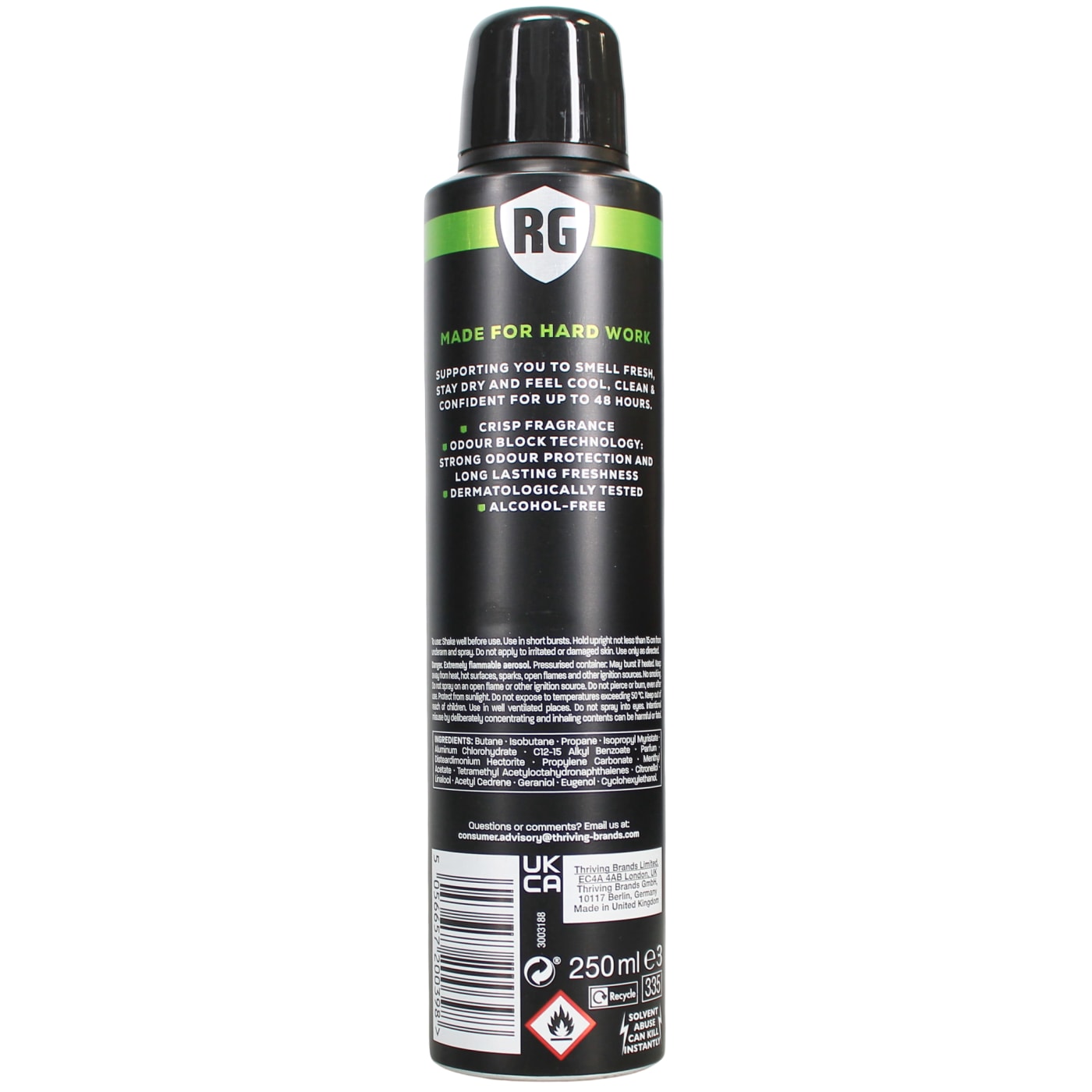 Right Guard 250ml Anti-Perspirant Deodorant Spray Fresh 48 Hours