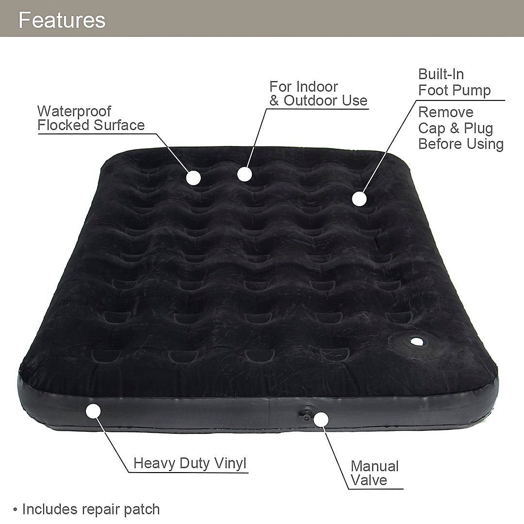 Avenli Double Airbed with Built-In Pump