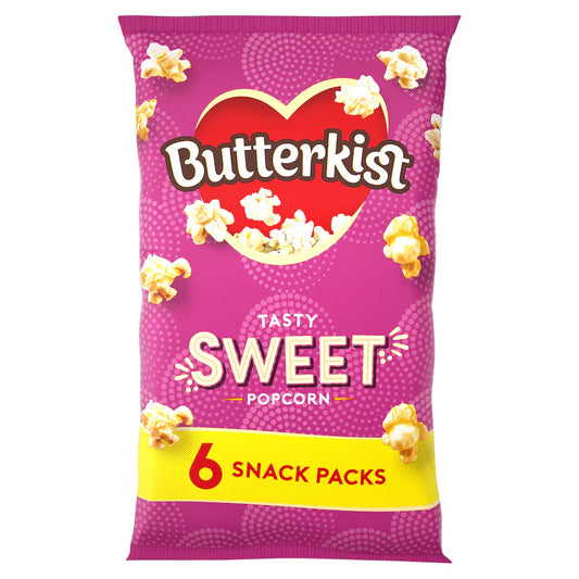 Butterkist Cinema Sweet Popcorn 6X12g